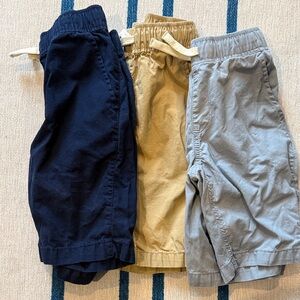 The Children’s Place Boys Pull-On Shorts Trio - Navy, Khaki, Gray
